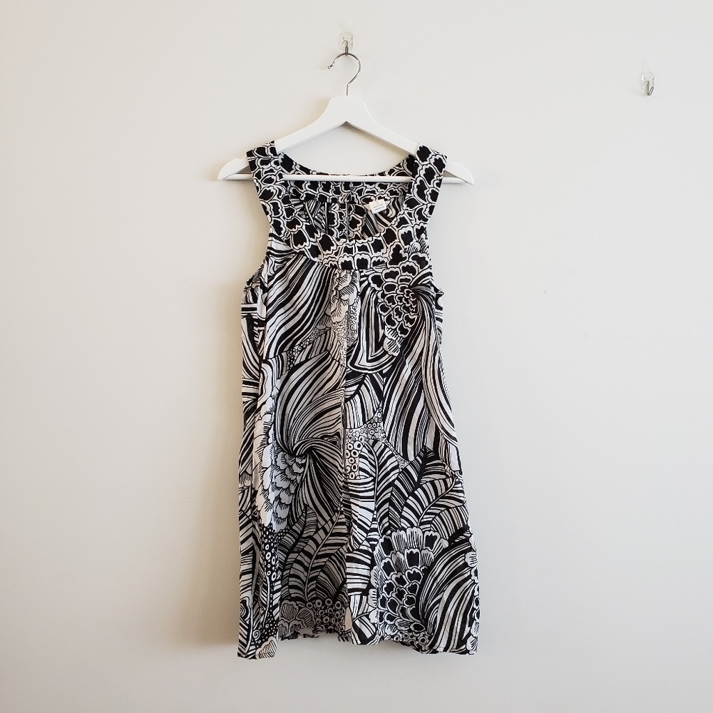 Trina Turk  Black and White Dress